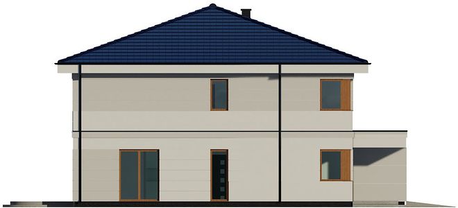 Фасад дома IHB-8733-19 Фасад дома IHB-8733-19