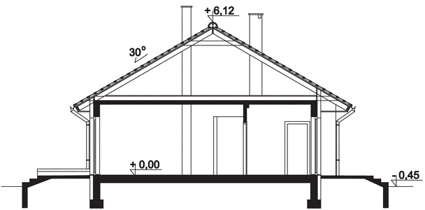 Фасад дома KBB-7892-77 Фасад дома KBB-7892-77
