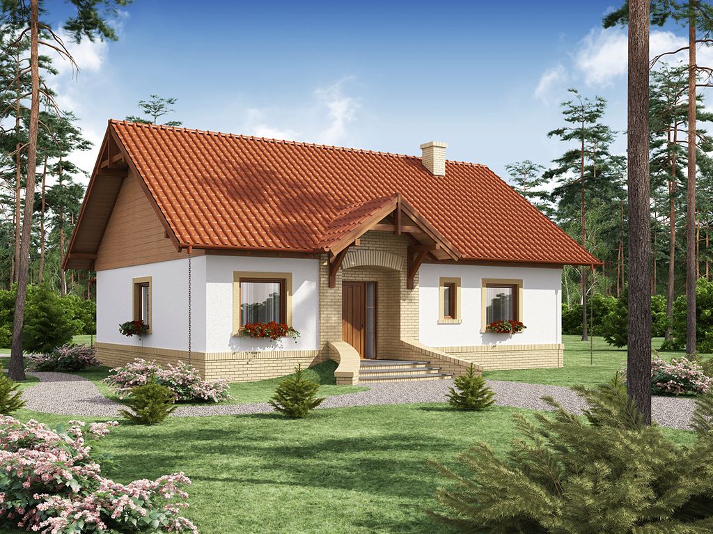 Проект дома IEH-1553-58