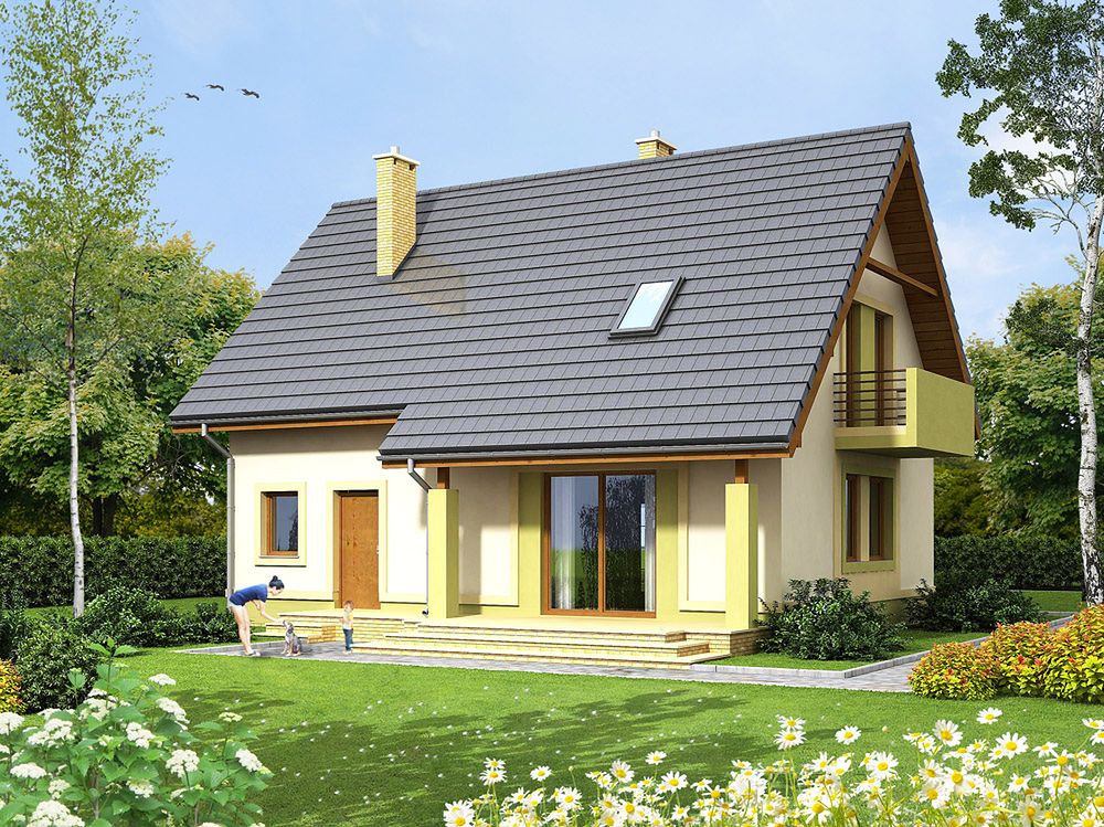 Проект дома EIB-7971-16