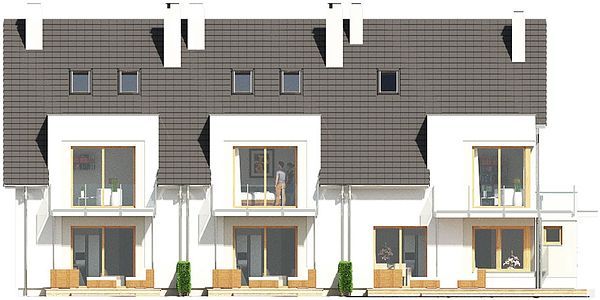 Фасад дома CFD-1193-89 Фасад дома CFD-1193-89