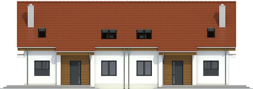 Фасад дома KDH-5915-18 Фасад дома KDH-5915-18