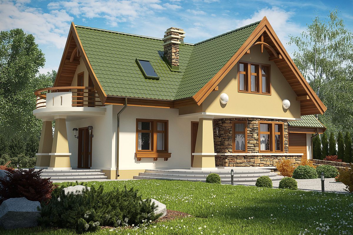 Проект дома GHB-6143-66 Проект дома GHB-6143-66