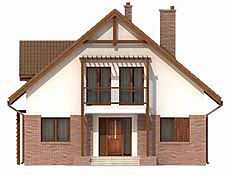 Фасад дома BEH-7563-84 Фасад дома BEH-7563-84