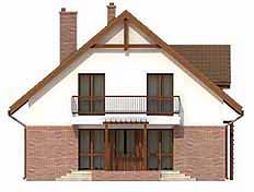Фасад дома BEH-7563-84 Фасад дома BEH-7563-84