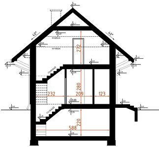 Фасад дома DBH-6599-84 Фасад дома DBH-6599-84